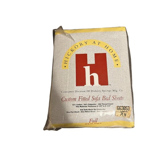 Hickory At Home Full Custom Fitted Sofa Bed Sheets 70% Cotton 30% Polyester - Picture 3 of 3